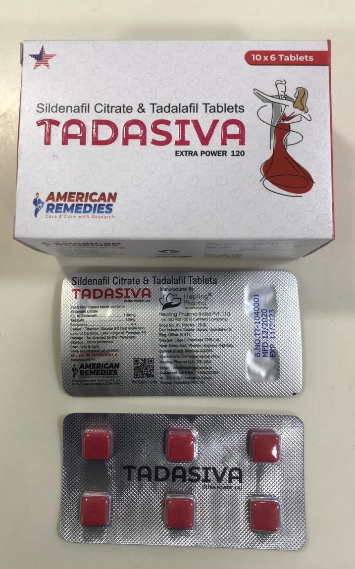 タダシバ(Tadasiva) 60錠　シルデナフィル+タダラフィル