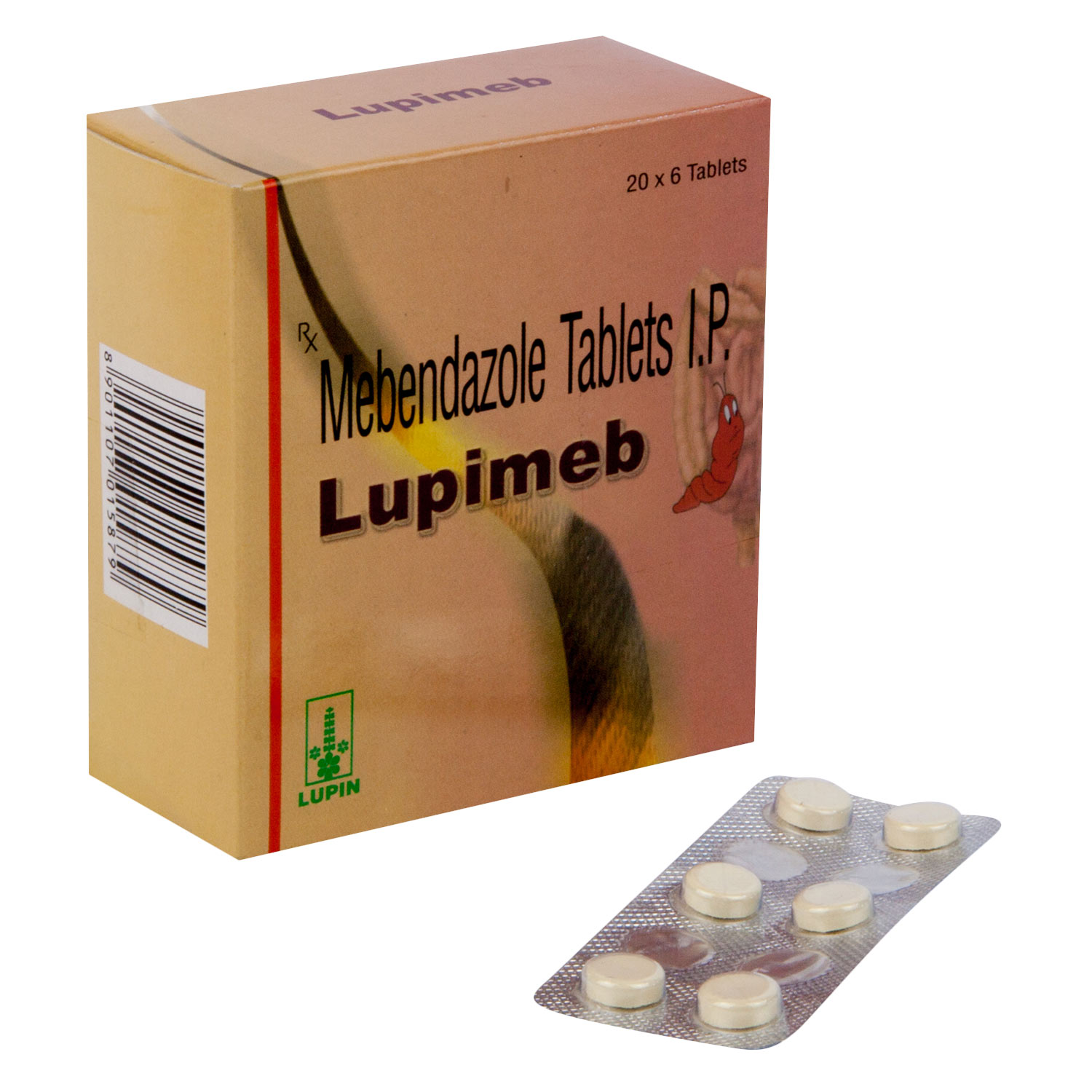 メベンダゾール（Lupimeb）100 mg 600錠