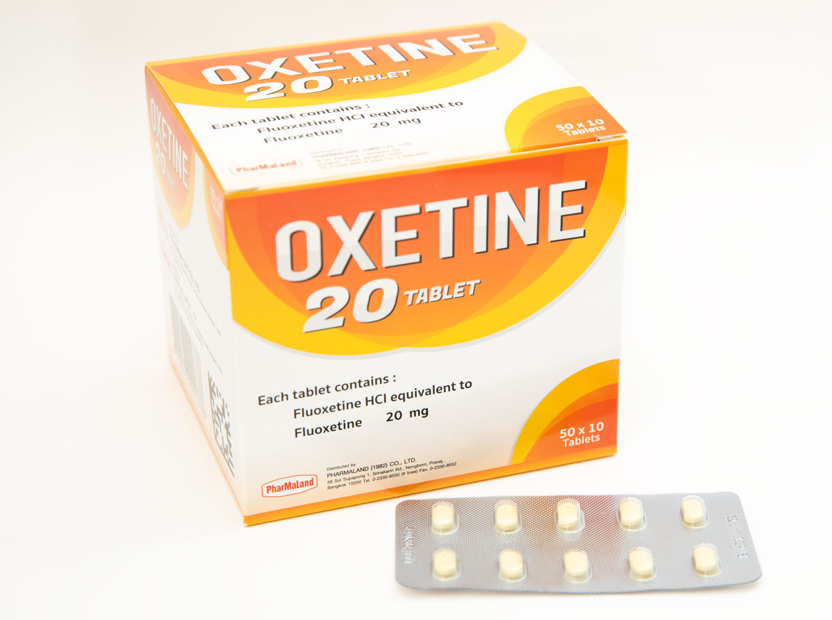 オキセチン　20mg 100錠　プロザックと同成分