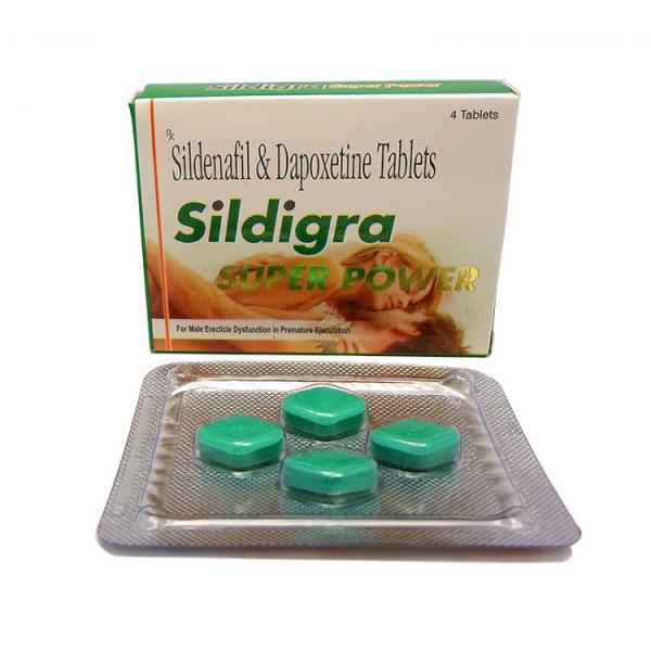 シルディグラスーパーパワー(SILDIGRA SUPER POWER)  56錠 早漏治療成分ダポキセチンを配合