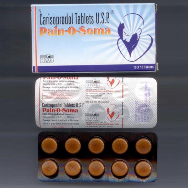 カリソプロドール350mg(Pain-O-Soma) 100錠