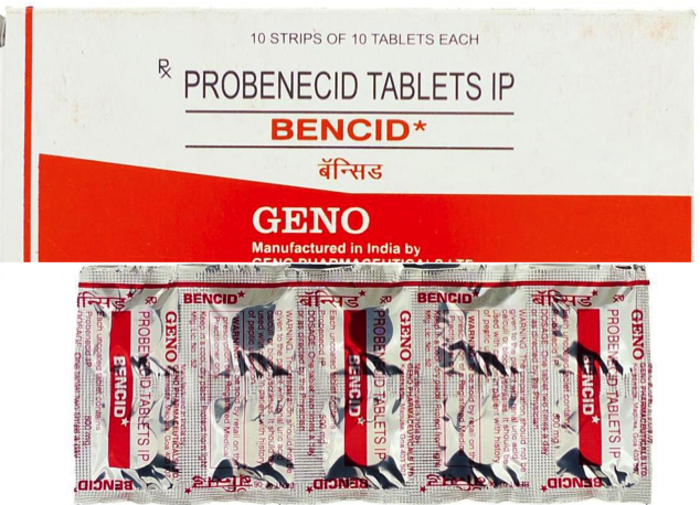 ベンシッド Bencid 500 mg プロベネシド 100錠