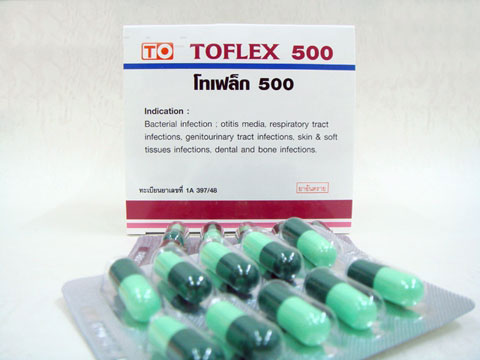 [ケフレックスジェネリック]トフレックス500mg 100カプセル